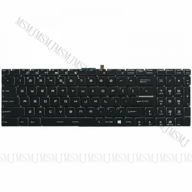 SA + NOVO PARA MSI PE60 PE70 PX60 WS60 WS72 WT72 MS-1781 Teclado EUA Retroiluminação colorida
