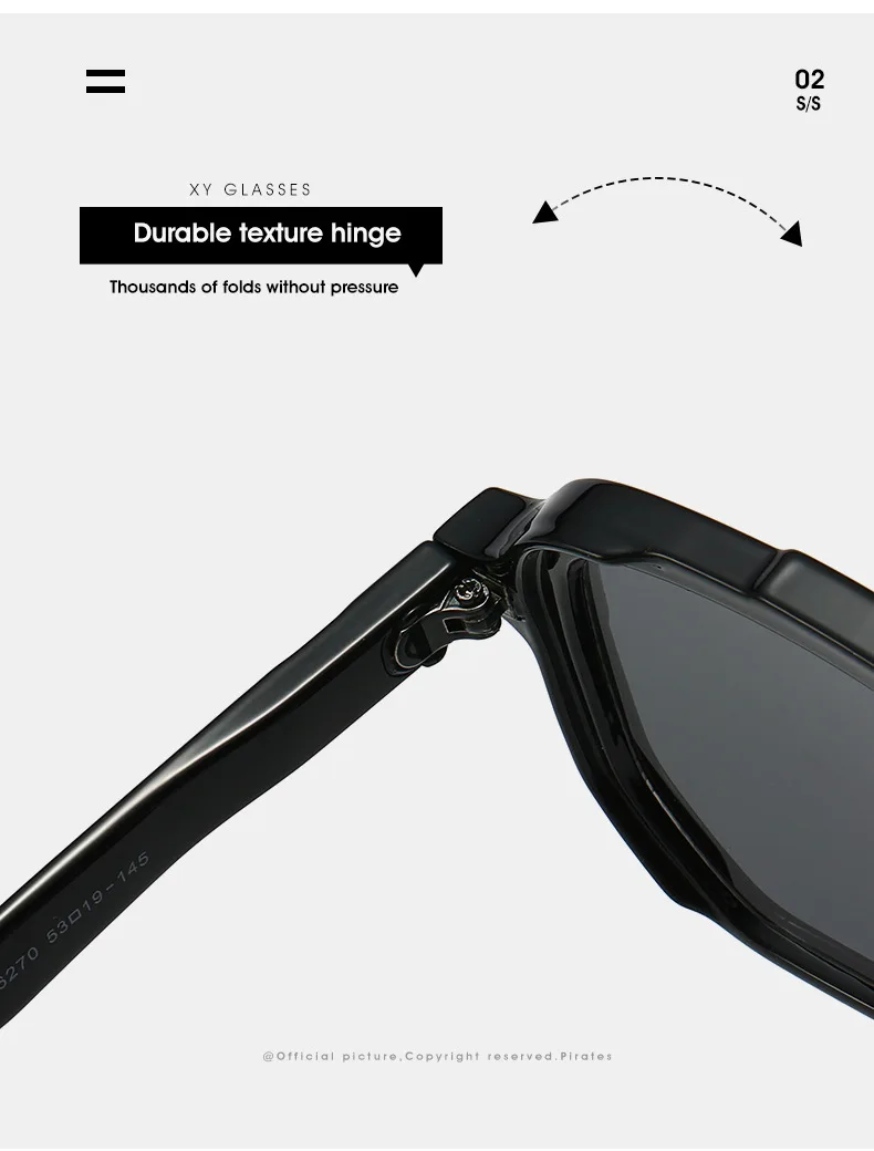 2025 Doppelstrahl-Quadrat-Sonnenbrille für Herren und Damen, Liniendekoration, geeignet für alle Sonnenschutz im Luftfahrt-Stil – Detail 20