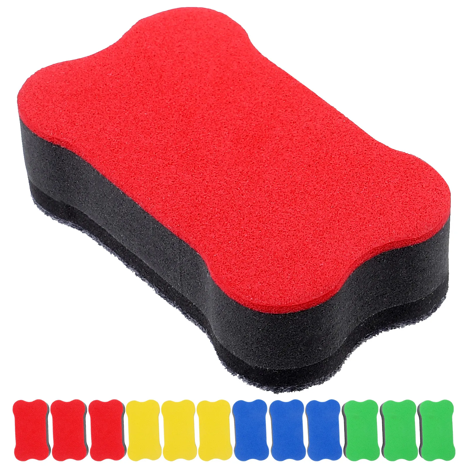 

24Pcs Whiteboard Eraser Dry Erase Eva Soft Magnetic Office Classroom Accessories Reusable Lightweight White Board Marker Eraser