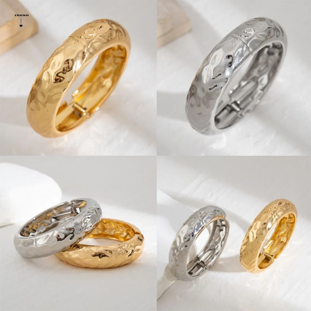 女性のための不規則な金属チェーン,プレミアム合金ハンドジュエリー,ラウンドとワイドのパターンブレスレット,エレガントなファッション,ニッチ,春