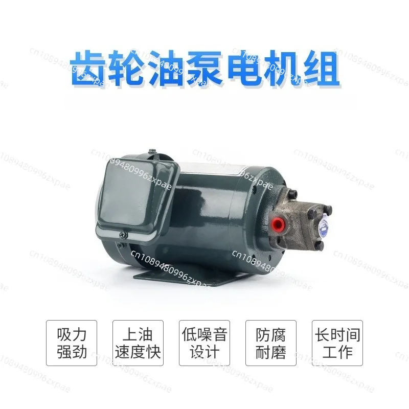380V Gear Pump Motor 12A Cycloid Lubrication Pump Screw Machine Hydraulic Gear Pump For Equipment Fuel Supply