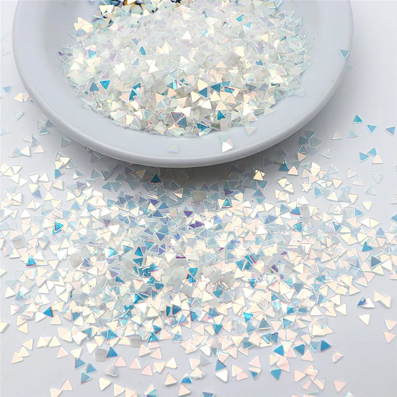 10g20g paillettes oro cristallo blu trasparente 3-10mm stella cuore luna paillettes multiforma fai da te Nail Art decorazione accessori artigianali