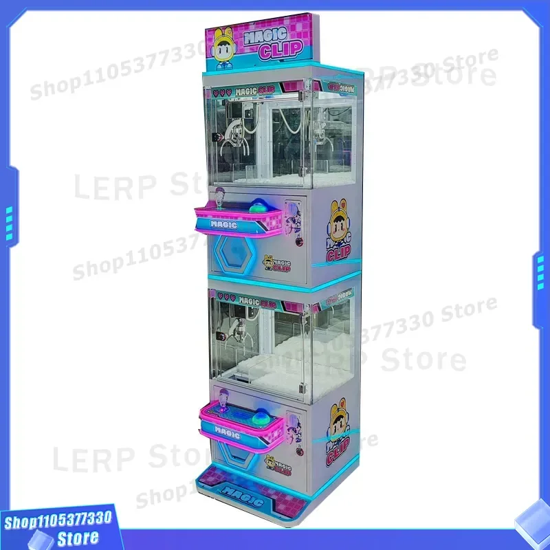 Mini Arcade Claw Machine for Kids Small Commercial Coin Operated Toy Catcher Game Console Children Entertainment Prize