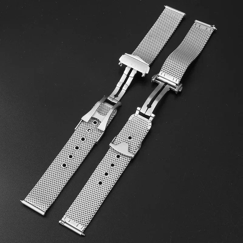 for Seamaster 300 Band Anti-Allergy Milan Steel Mesh Watchband 20mm Men's Watch Strap Replace Watch Strap Accessories