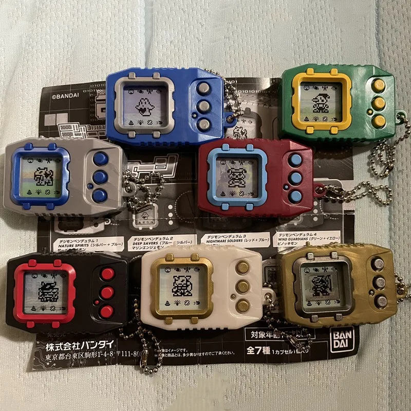 Japanese Bandai Genuine Gacha Scale Model Miniature Digimon Adventure Digital Monster Hanging Prop Pendant Action Figure Toys