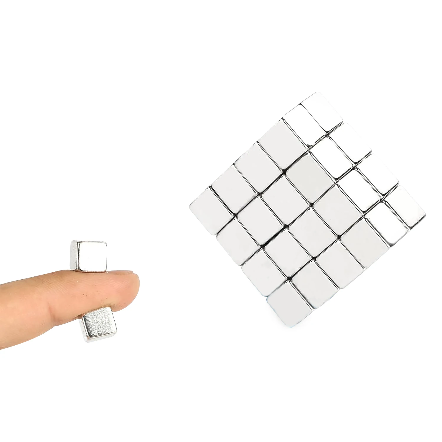 9x9x9mm Strong Neodymium Magnets  Square Neodymium Magnets Heavy Duty for Crafts Fridge, Whiteboard, Office, Dry Erase Board DIY