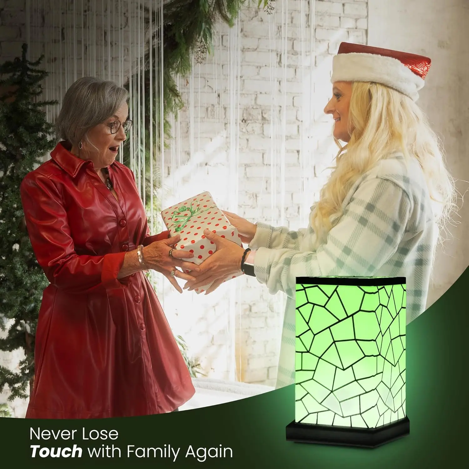 Wi-Fi Touch Lamp for Long-Distance Connection, 200+ Colors, App Control - Perfect Gift for Friends and Family