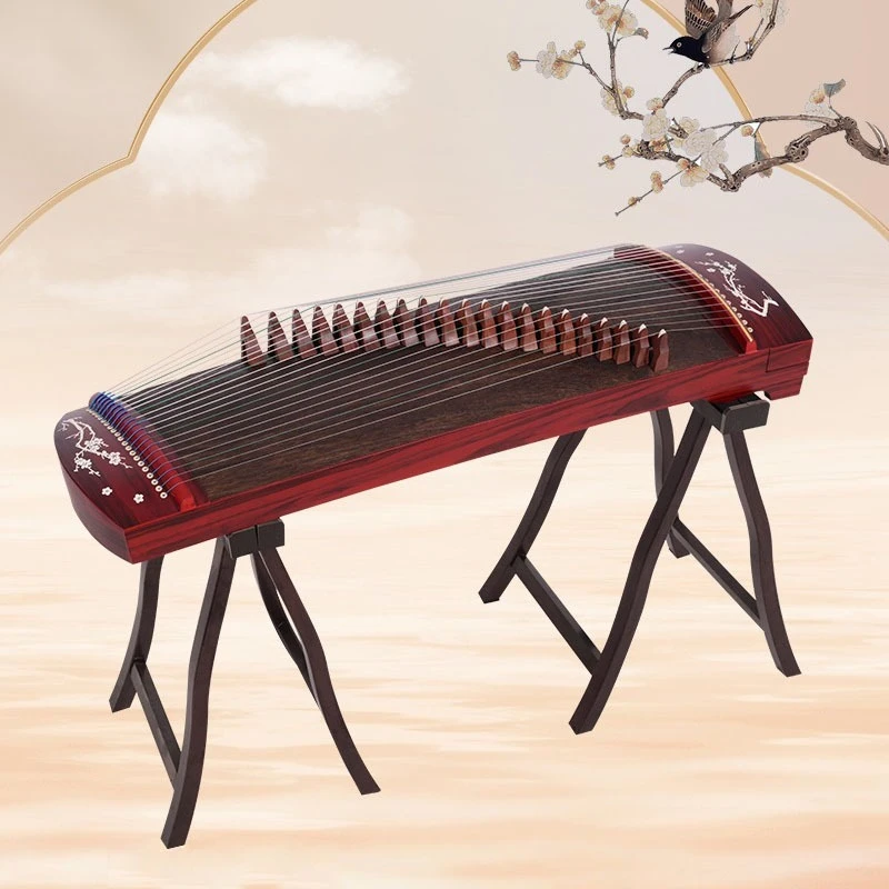 Guqin chino hecho a mano, rendimiento portátil, Guzheng pequeño, práctica para principiantes, instrumentos musicales tradicionales Guzheng profesionales