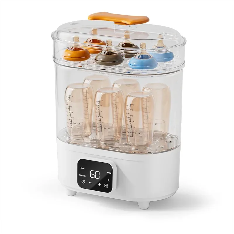 Esterilizador e secador de mamadeiras de leite multifuncional por atacado de fábrica com tela digital