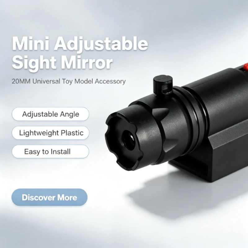 Small Sized Black Optical Decor Module with Mount Base Durable Hobby Accessory Decorative Ornament Suitable