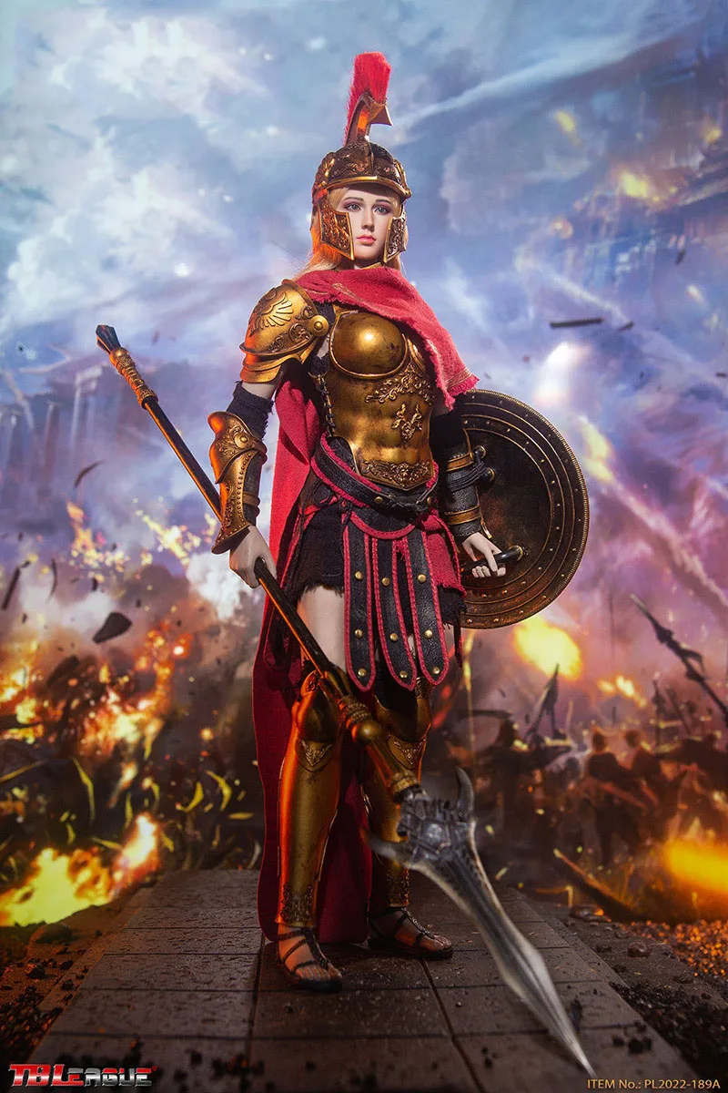 Tbleague Pl2022-189 1/6 Female Soldier Spartan Warrior Army Commander Medieval Retro Style Sexy Warrior 12