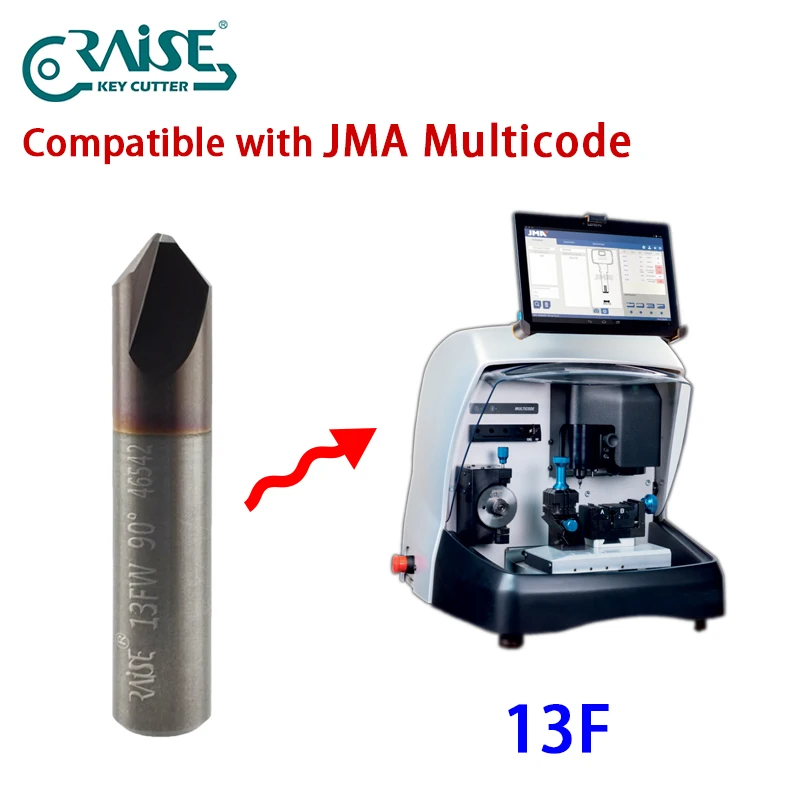 13F Milling Cutter 90° in Carbide Replacement Compatible with JMA Multicode