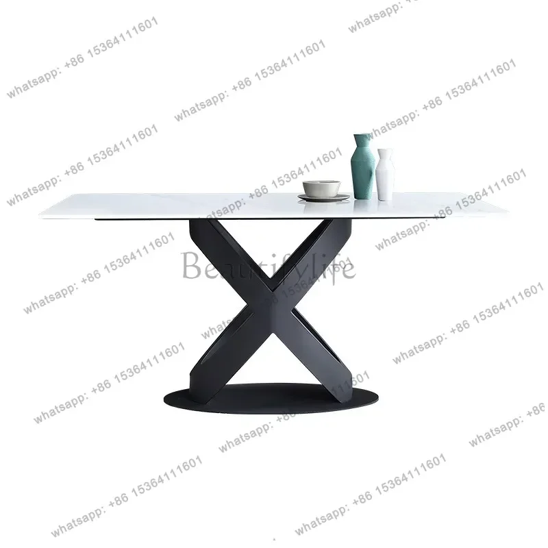 Black Design Dining Tables Square Party Work Luxury Kitchen Dining Tables Nordic Aesthetic Juegos De Comedor Salon Furniture