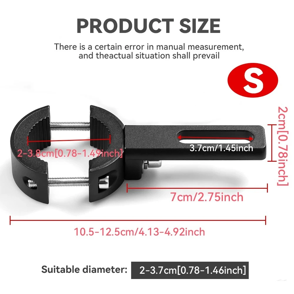Auxiliary Led Motorcycle Lights Bracket Moto Spotlights Holder Motorcycle Headlight Support Fronnt Fork Bracket Clamp Fixation image 4
