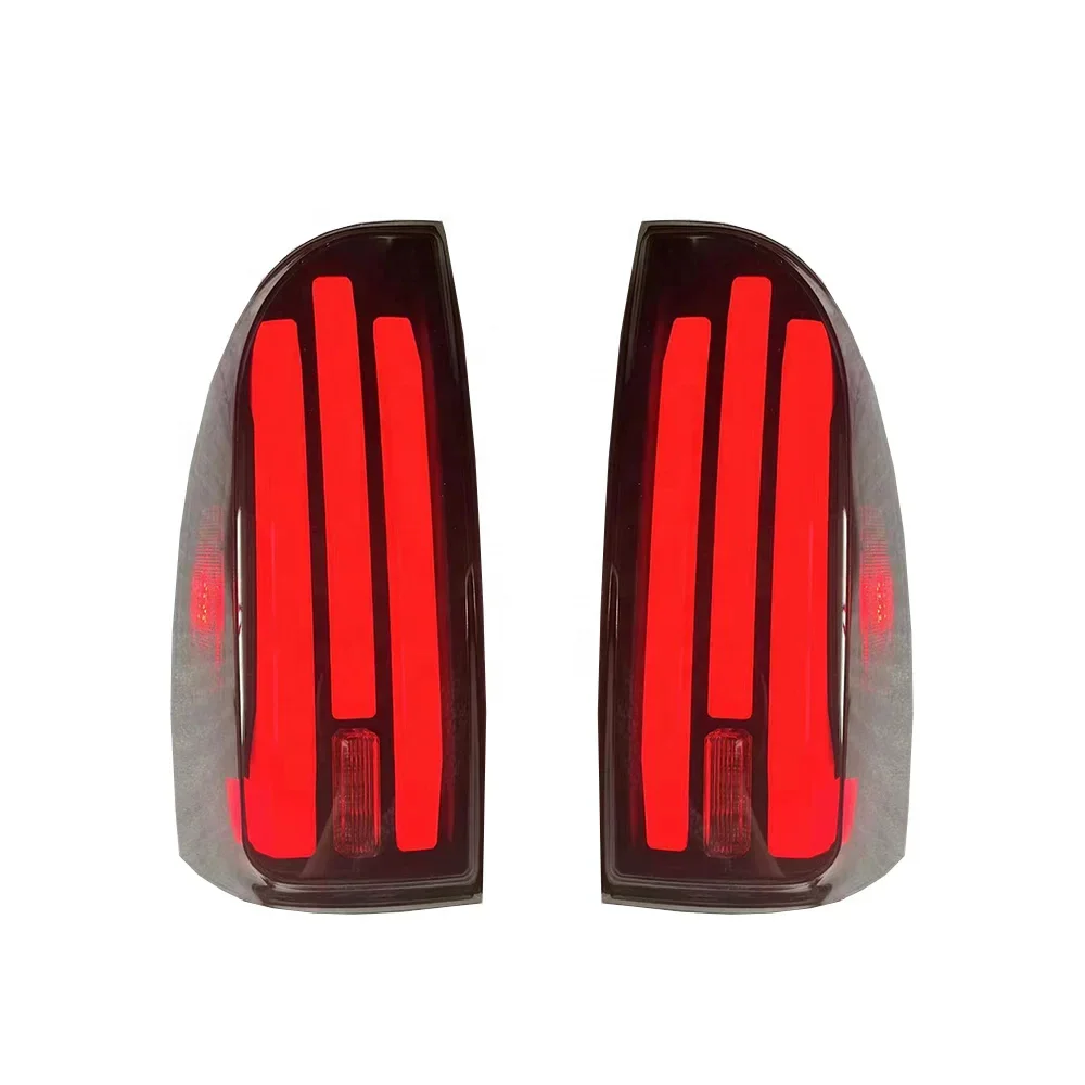 Car Pickup Exterior Tail Lights Taillight For Toyota Tacoma 2005 - 2015 LED Rear Lamp Dynamic Turn Signal Reverse Brake Lights