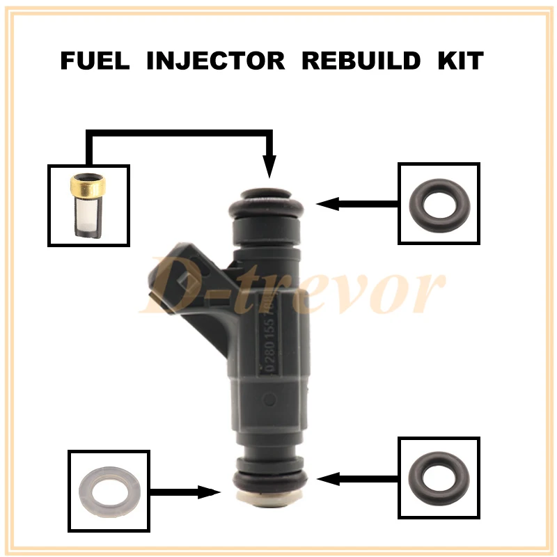 Fuel injector nozzle repair kit For BMW MOTORCYCLES R 1100 1150 1200 850 0280155788