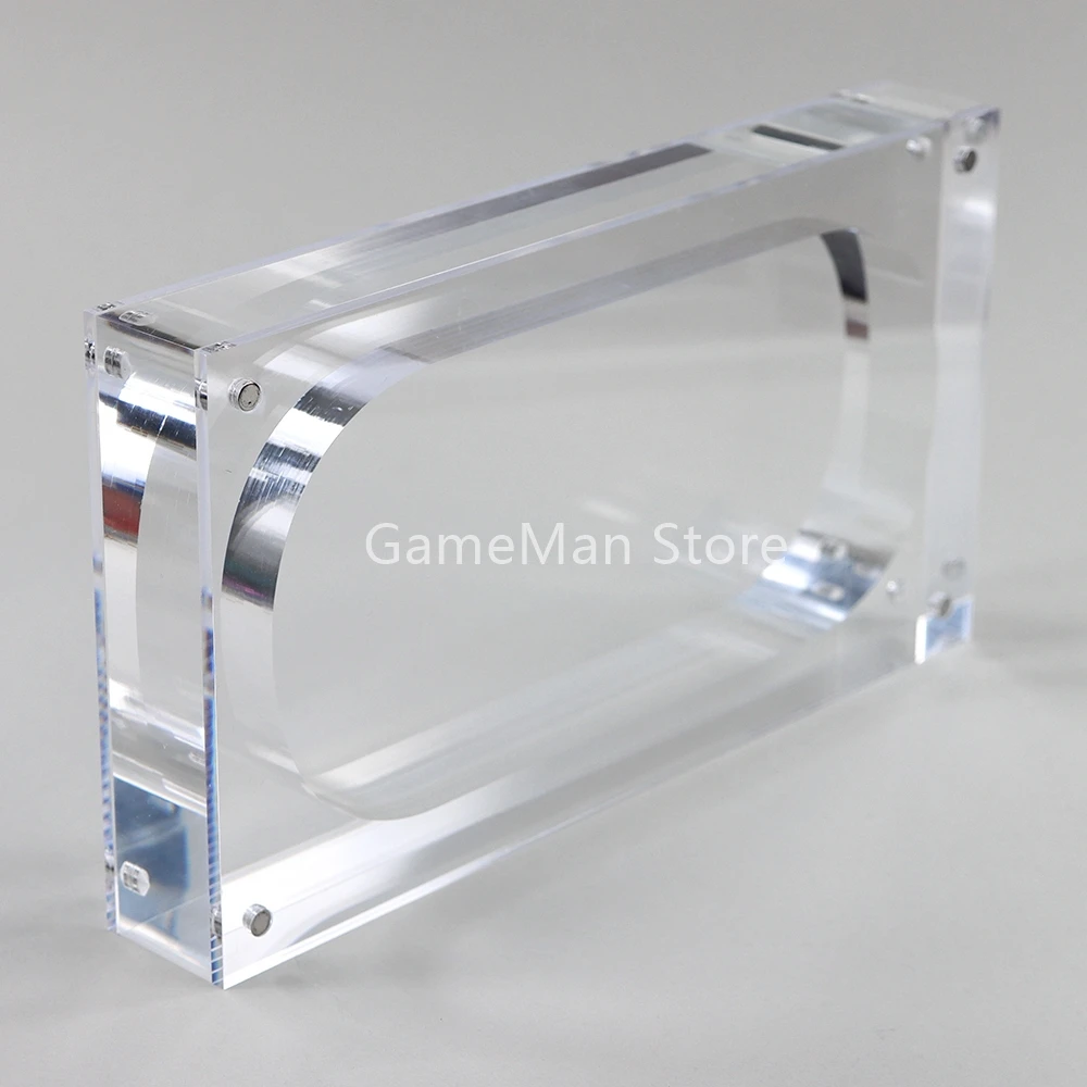 Alta Transparência Acrílico Caso para PSVITA, Game Console, Tampa Magnética, Display Case, Caixa De Armazenamento, PSV1000, PSV2000, 1Pc