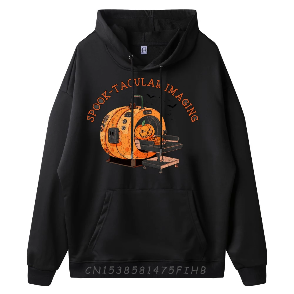 Mri Halloween Ct Technologist Pumpkin Radiology Halloween Fa Cute Oversized Hoodie Men Clothes