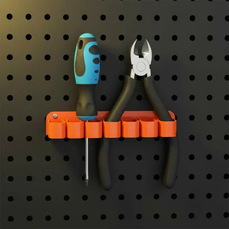 Two-Piece Wall-Mounted Tool Storage Rack Garage Tool Rack For Screwdrivers Head Storage Toolbox And Pliers
