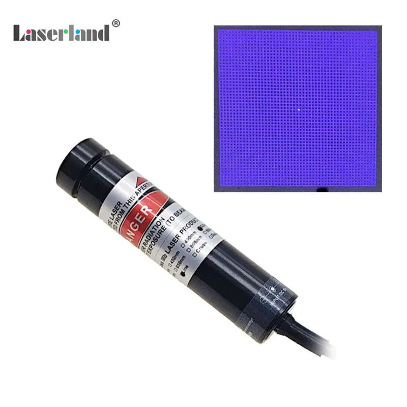 16mm 450nm 50*50 Grid Matrix Blue Light Grating Laser Module