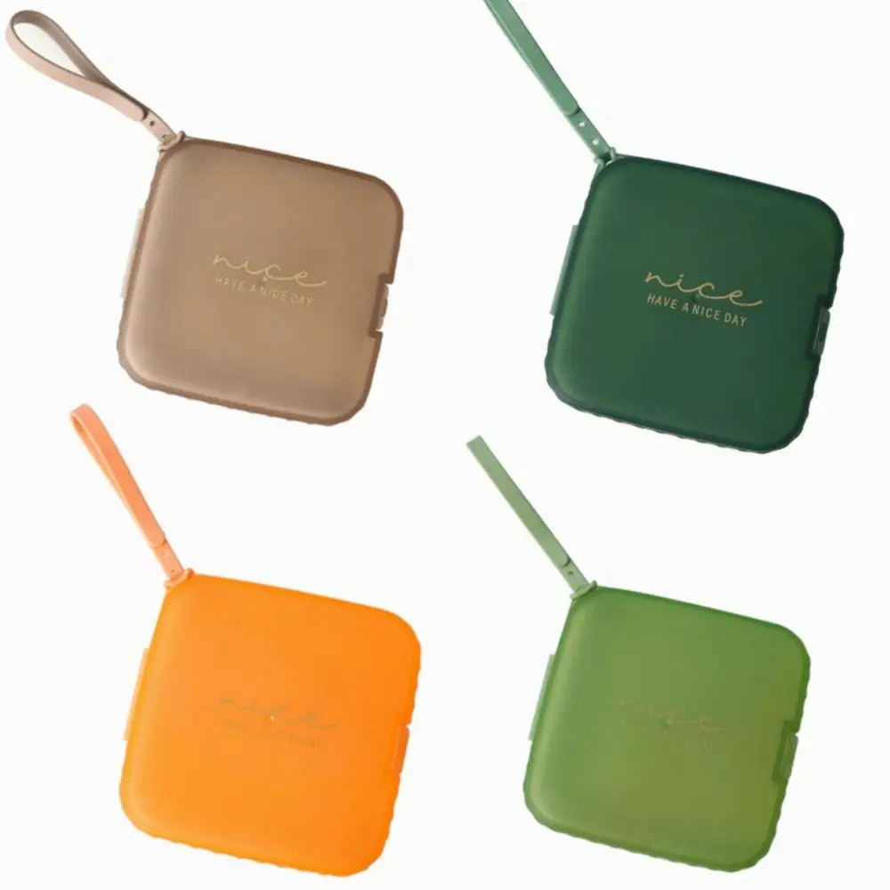 صندوق تخزين قناع شفاف ، حاويات السفر ، حافظة مقاومة للأتربة ، مشبك تنفس ، منظم منزلي #5