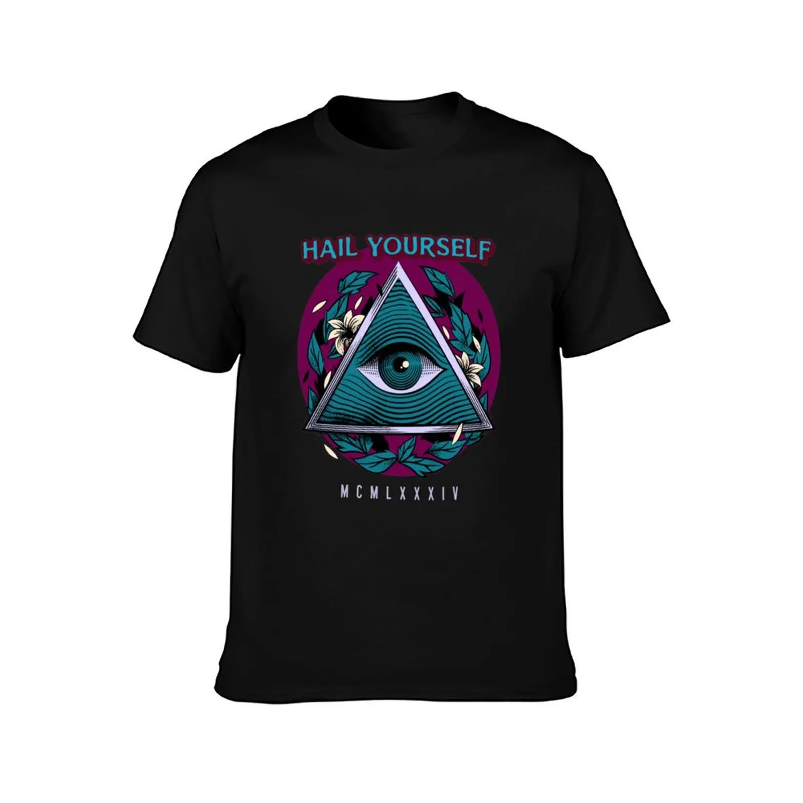 Hail Yourself Last Podcast on the Left Esoteric Seeing Eye T-Shirt Plus Size Basic Short Sleeve Top