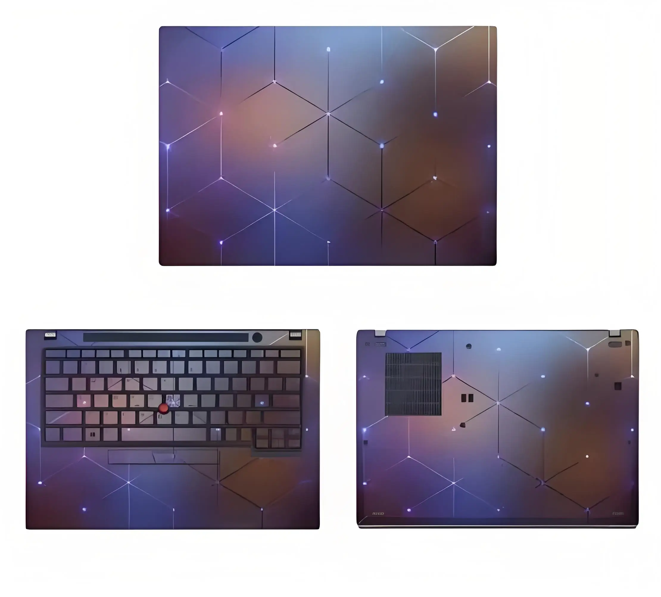 Vinyl Decal Sticker Skin For Lenovo Thinkpad E14 T14 T14S T14P x13 Laptop Notebook Waterproof Protective Cover