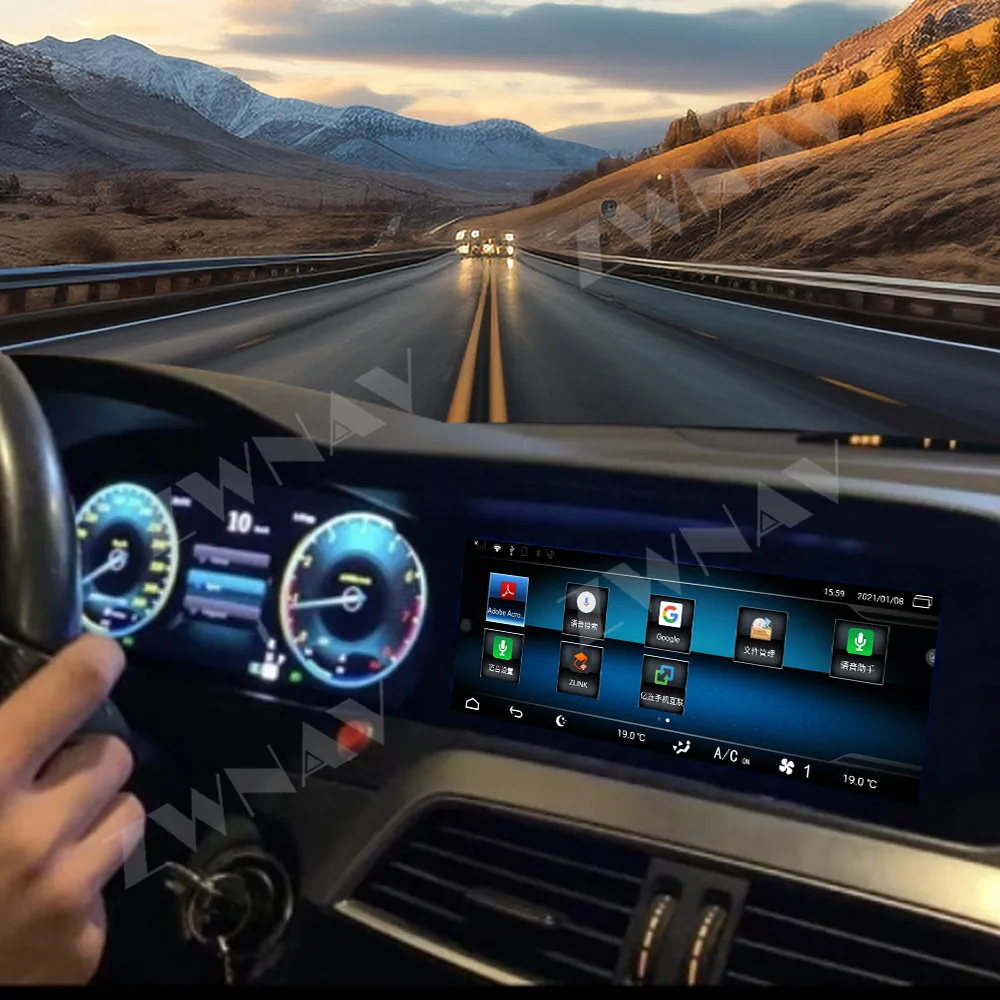 

8,8 "для Mercedes-Benz C 2011-2014 Android авто сенсорный экран GPS навигация carplay мультимедийный плеер радио беспроводной головное устройство