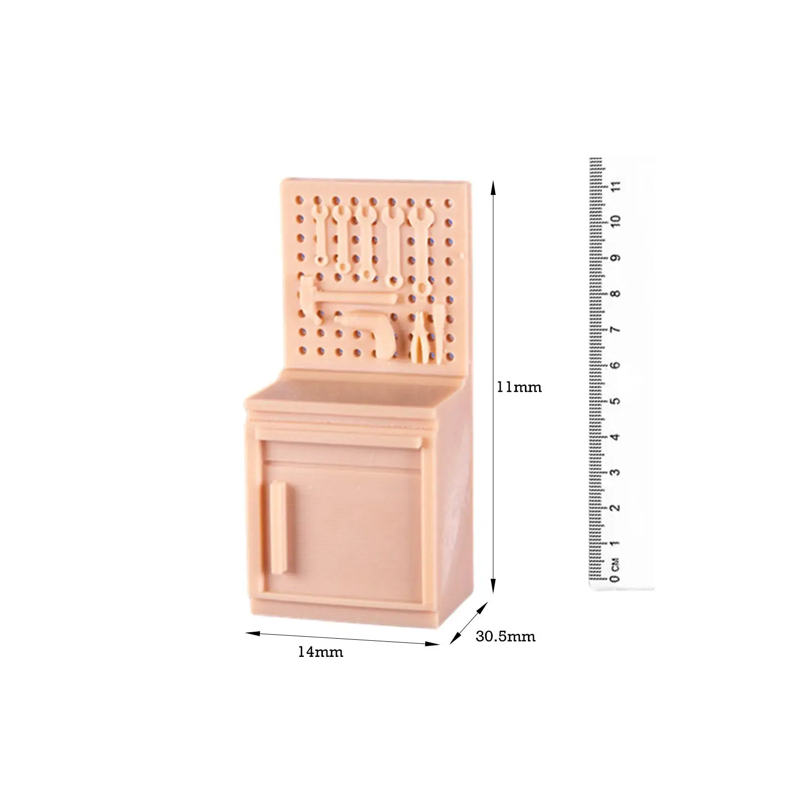 1/64 نموذج منضدة صغيرة من الراتنج لمشاريع الديوراما والمناظر الطبيعية