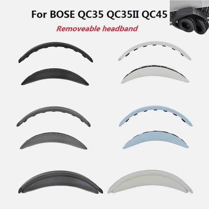Abnehmbares Kopfband für Bose Quiet Comfort Design Kopf- und Kissen QC35 QC35II QC45 Kopfhörer-Ersatz
