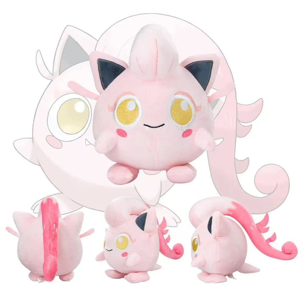 20cm Pokemon Scream Tail Jigglypuff Wigglytuff Plush Toys Soft Dolls Pink Great Christmas Birthday Present For Kids Friends