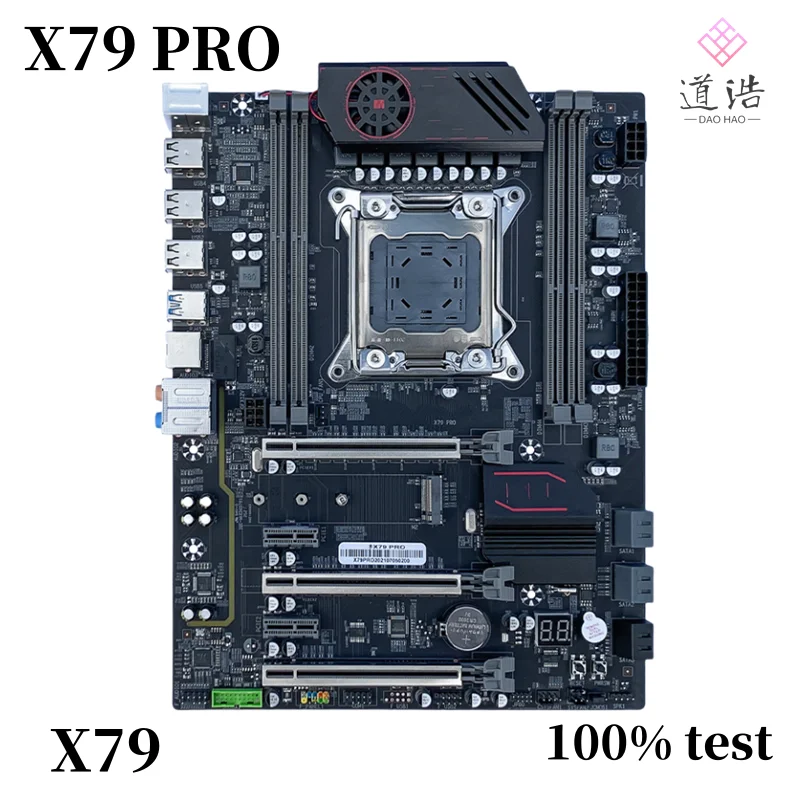 For JGINYUE X79 PRO Motherboard 128GB M.2 LGA 2011 DDR3 ATX X79 Mainboad 100% Tested Fully Work