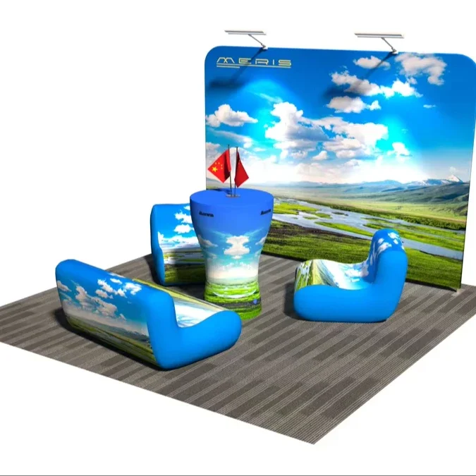 Custom Inflatable Outdoor Air Pump Lounge Sofa Inflatable Movie Chair Couch Sofa in Double Seat