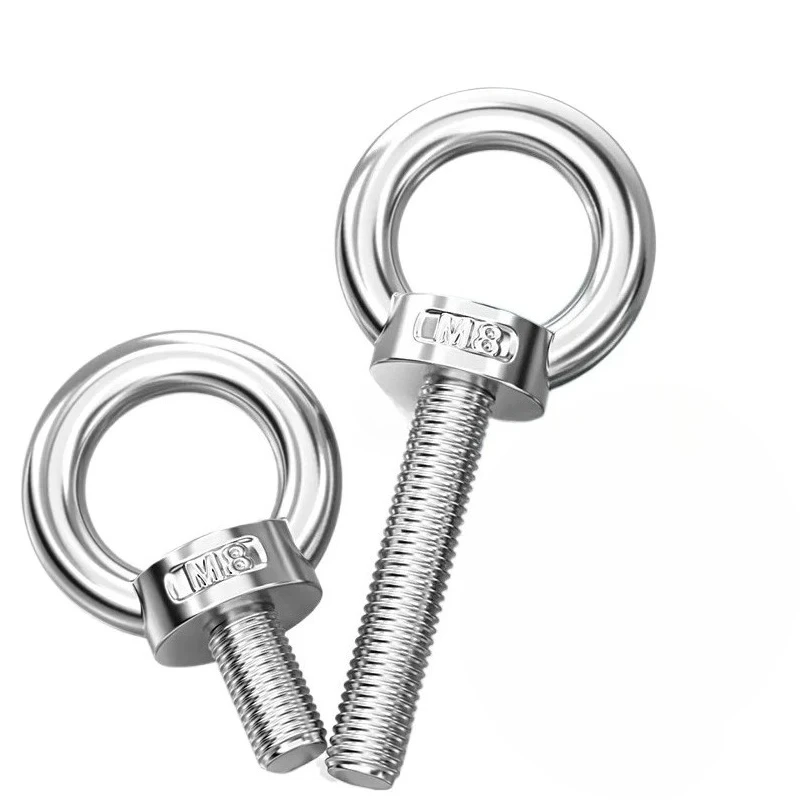 316 Stainless Steel Eye Bolts, Rust-Proof and Corrosion-Resistant, Eye Nuts, Marine Lifting Lugs, Lifting Eyes, Accessories