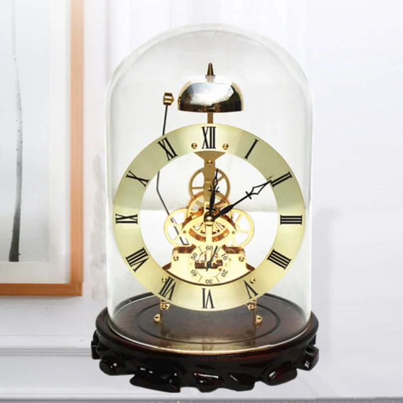 Retro Luxury Desk Clock Silent Vintage Unique Mechanical Table Clock Nordic Design Alarm Clocks Smart Watch Home Decoration