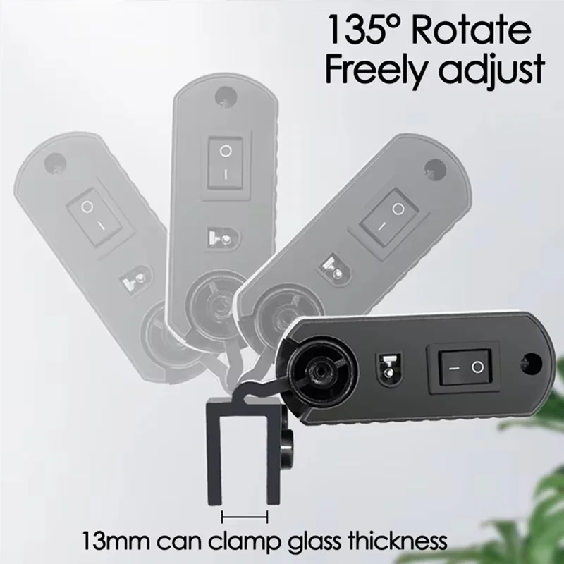 ABLJ Fish Tank For Water Tank Cooling Fan Adjustable Aquarium Chiller Cooling Fan EU Plug