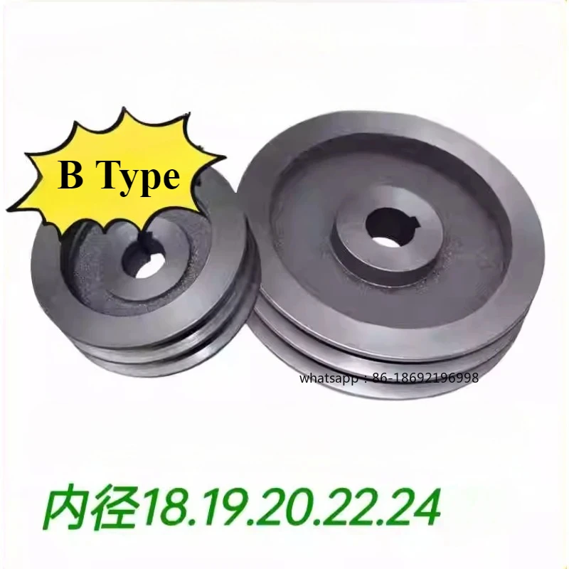 

B Type Double Slot Pulley Dia 110mm-200mm V-Belt Pulley Material Cast Iron Power Tool Accessories