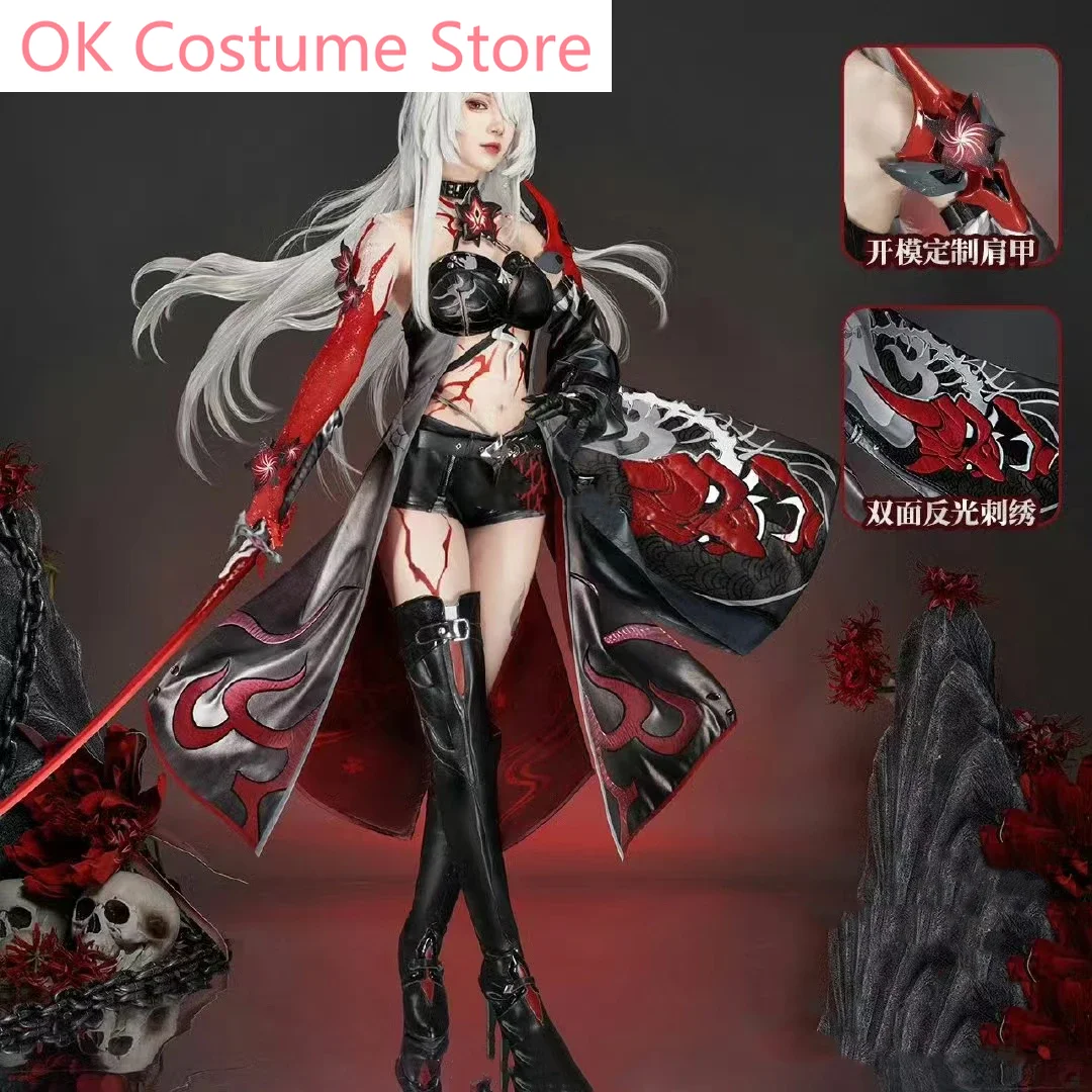 Honkai: Star Rail Acheron Fade Skin Spiel Anzug wunderschöne Uniform Cosplay Kostüm Halloween Party Rollenspiel Outfit Frauen