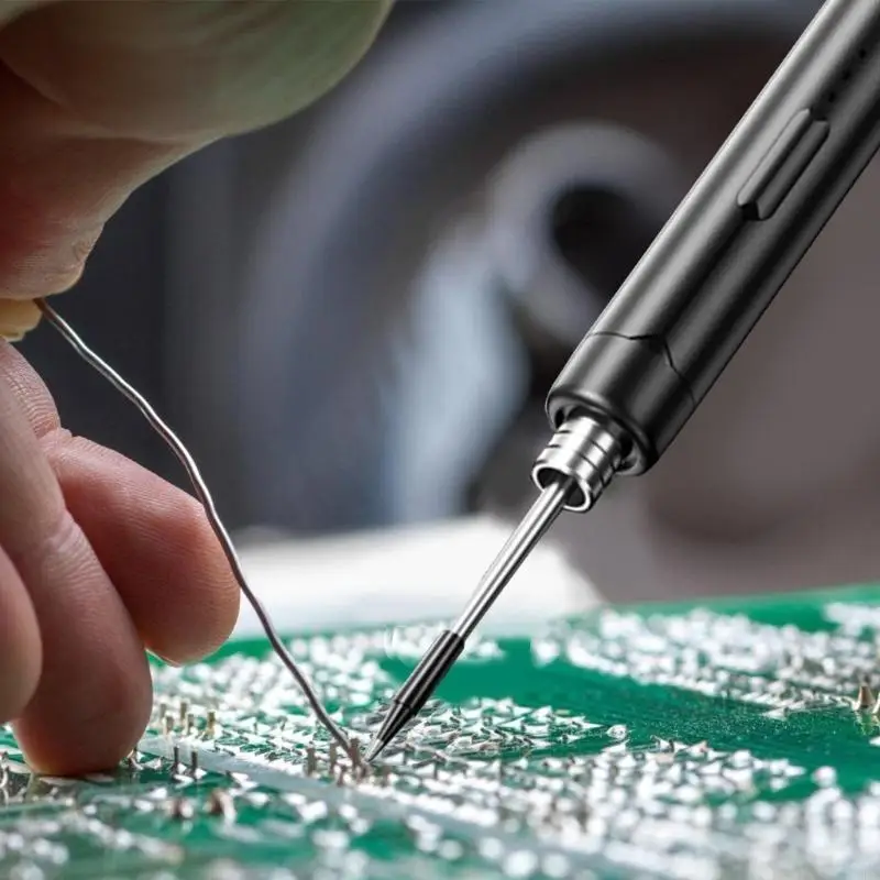A0KE 5V USB Wireless Electric Soldering Iron Solder Iron Pen Rechargeable Welding Pen
