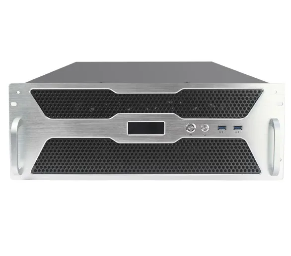 Rack Mount Server Chassis 4u Industrial Computer Case 500mm Deep with Display