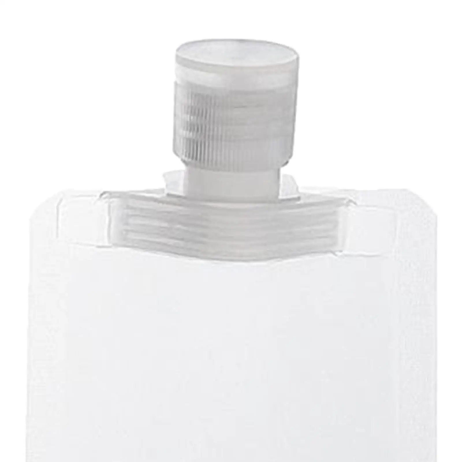 2-5pack 10Pcs Refillable Empty Squeeze Pouch Toiletry Container for Lotion