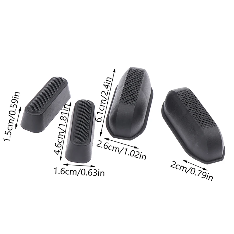 1 Pair Luggage Bags Suitcase Replacement Plastic Stud Luggage Feet Pads For Stand Foot Nails Luggage Accessories