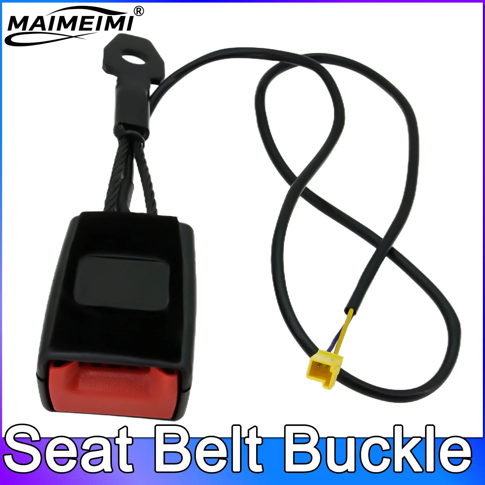 

A90686003699051 800MM Car Safety Front Seat Belt Buckle Adapter Socket Connector Car Interior Decor Accessories