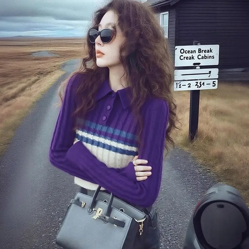 Kimutomo 2026 Autumn Winter Soft Cozy Pink Knit Sweater Women Lazy Style Relaxed Fit Age-Reducing Chic Pullover Top