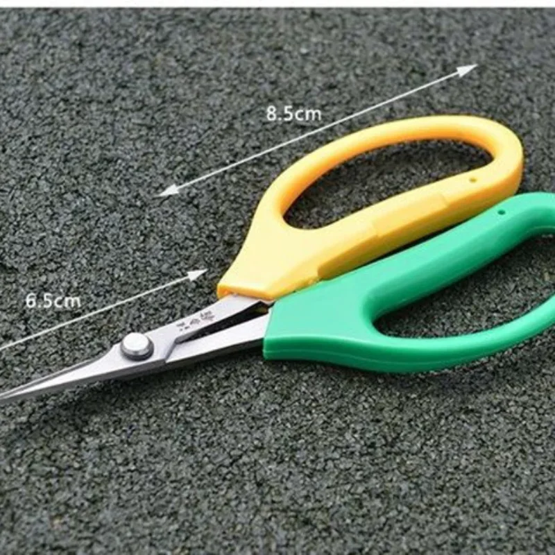 Stainless Steel Potted Long Handle Scissors Pruning Twigs Bonsai Gardening Scissors Flower Trimming Scissors Hand Tools Garden