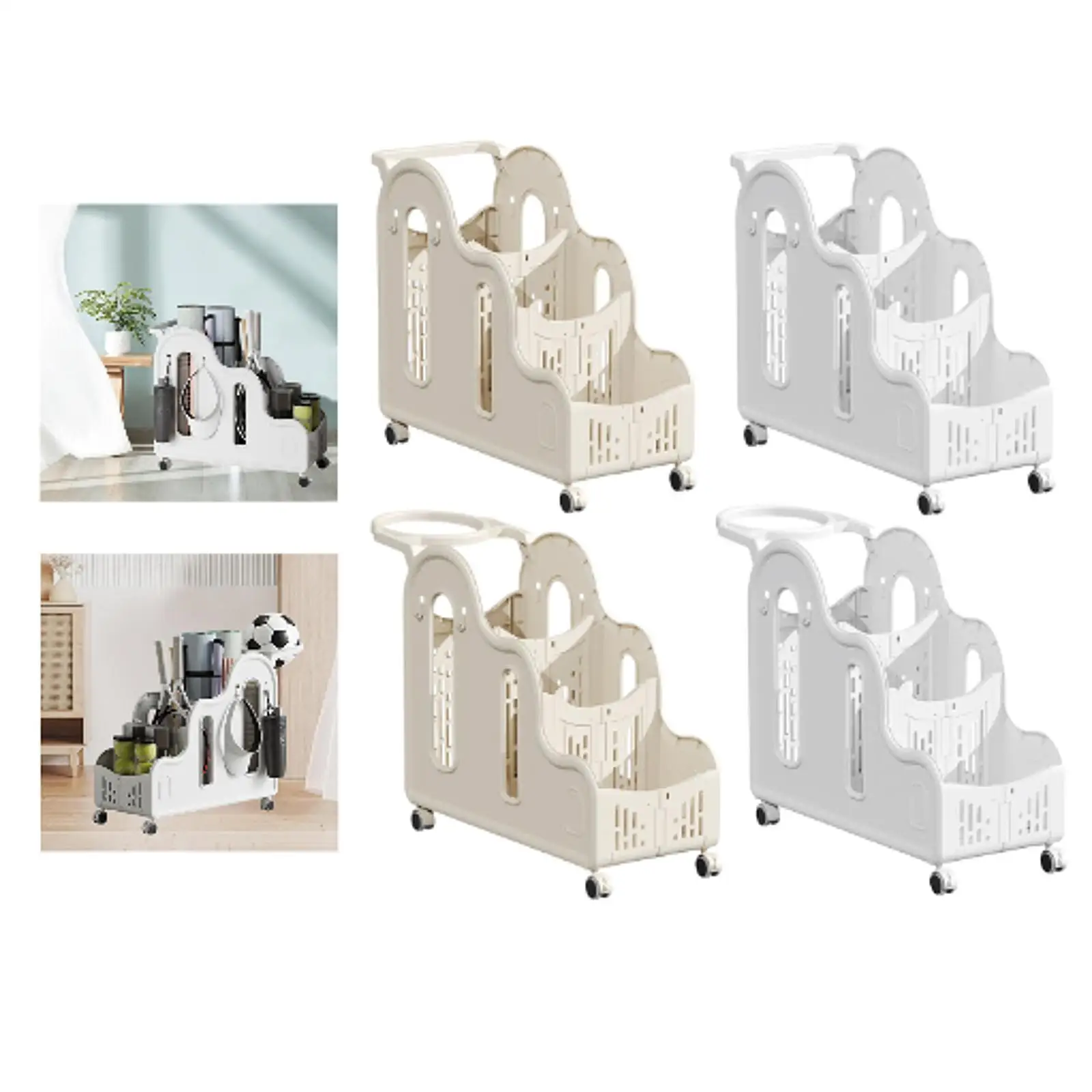 

Yoga Mat Storage Rack Cart Kettlebells Weight Stand Fitness Weight Rack