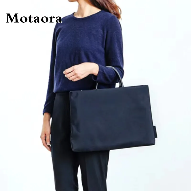 

Unisex Waterproof Laptop Briefcase Bag 13-15 Inch Business Computer Bag Document Messenger Bag for Men Women MOTAORA