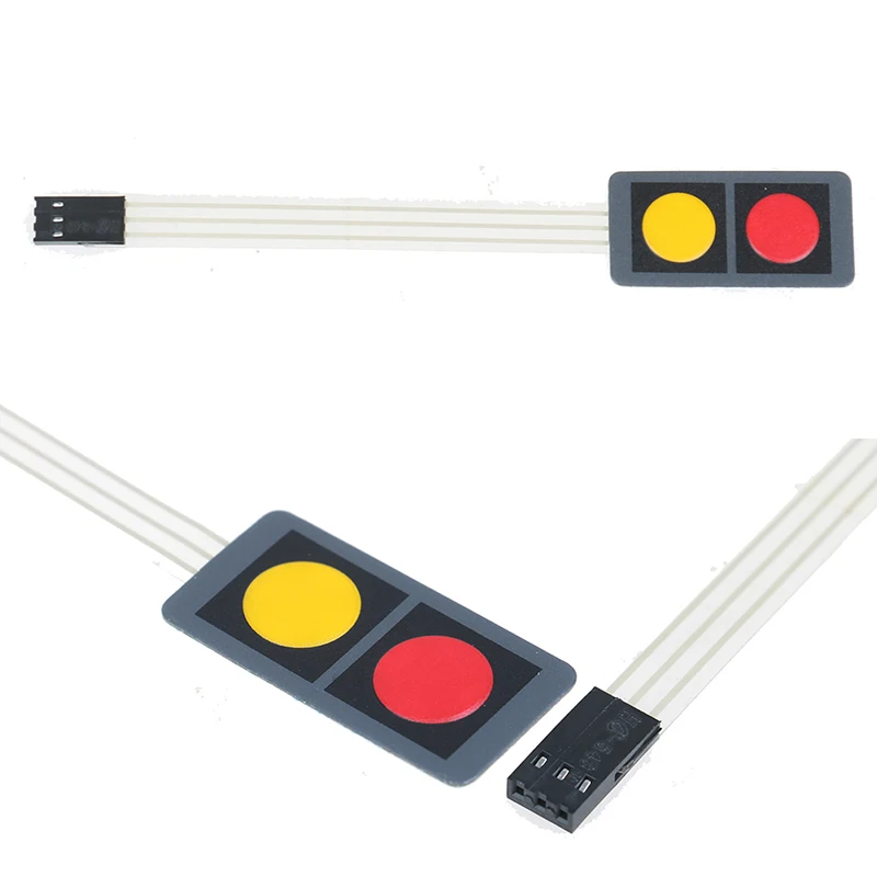 New 2 Keys Button Membrane S Matrix Array 1x2 Keyboard Keypad Control Panel Pad