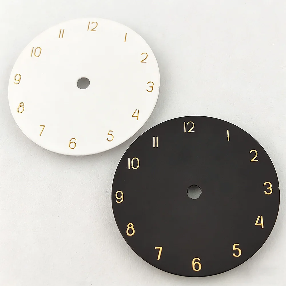 28.5mm Dial NH35 Dial High Quality Gold Reflective Digital Dial NH36 Dial Black Dial White Dial Fits NH35/NH36 Movement