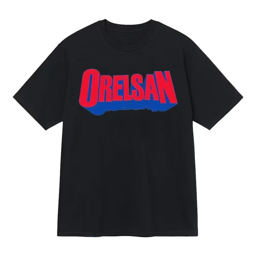 Rapper Orelsan Trendy Graphics Tshrit Mens Womens Fashion Streetwear High Quality Casual pure cotton Crewneck Y2k Tshrits